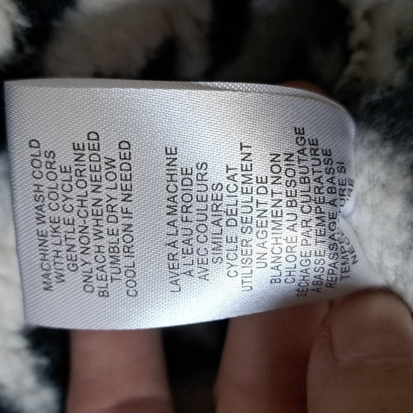 Como Blue Women's Houndstooth Half Zip Faux Jacket Size Medium NWT - Picture 11 of 13